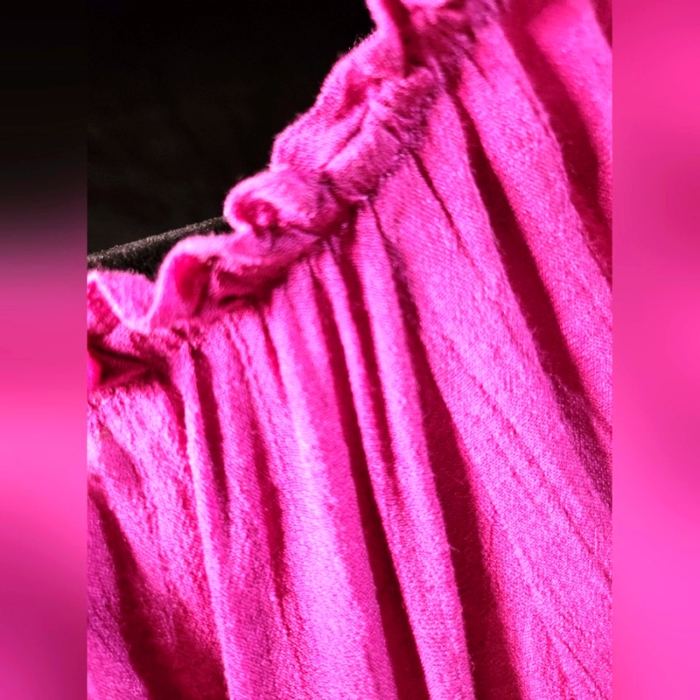 Counterparts Pink Off-the-Shoulder Lace Blouse – Romantic & Versatile - Picture 5 of 13